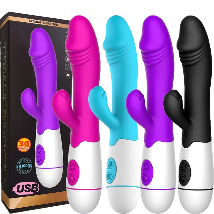 30 Speed G Spot Rabbit Vibrator Dildo Vaginal Clitoral Stimulator Female Sex Toy BeBuZZed Female Sex Toys