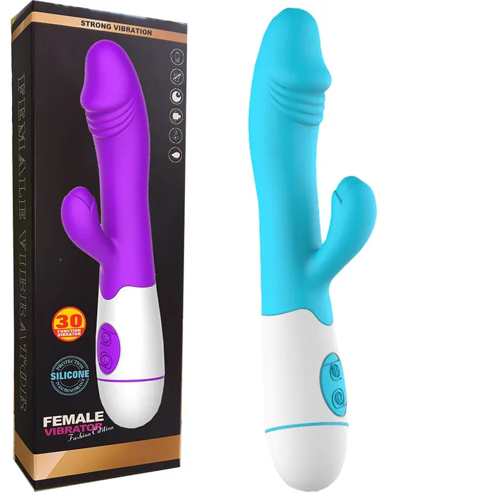 30 Speed G Spot Rabbit Vibrator Dildo Vaginal Clitoral Stimulator Female Sex Toy | BeBuZZed Female Sex Toys