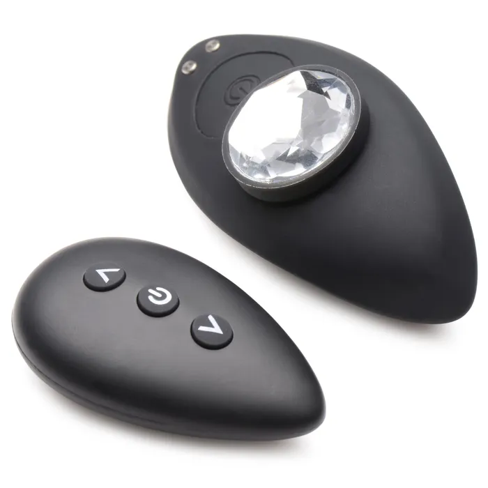 Anal | Frisky Naughty Knickers Bling Edition Silicone Remote Panty Vibe - Black