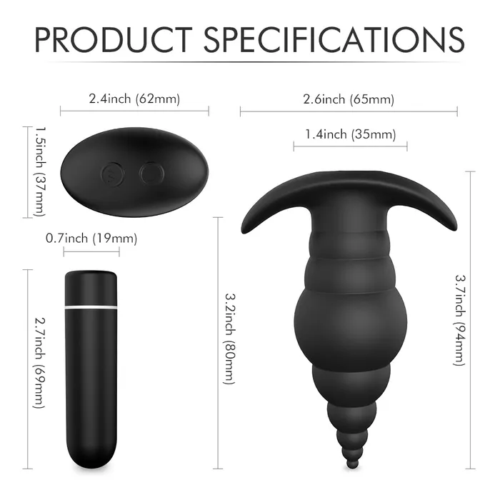 Anal | sexense Soft Silicone Remote Control Anal Butt Plug Massager Unisex Sex Toy Anal | sexense Soft Silicone Remote Control Anal Butt Plug Massager Unisex Sex Toy