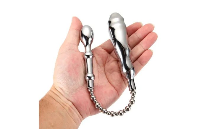 Anal | XMEN SILVER DOME DOUBLE METAL PLUG