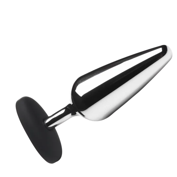 Anal | Xr Brands Butt Slut Metal & Silicone Butt Plug