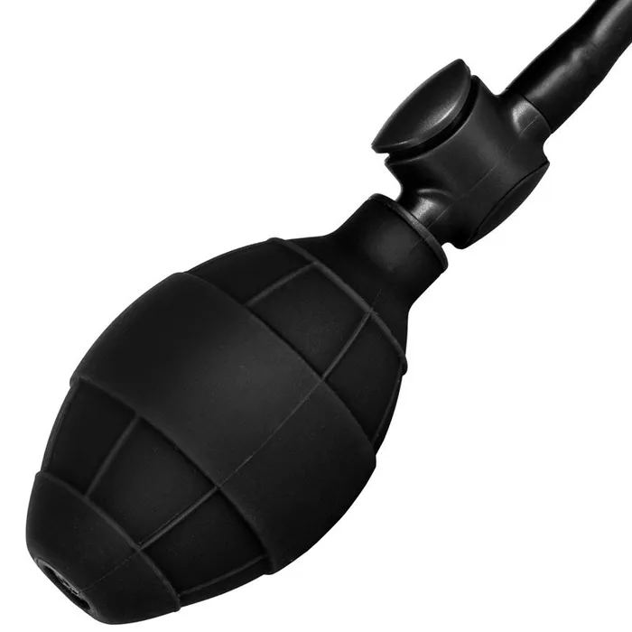 Black Booty Call Pumper Silicone Inflatable Small Anal Plug | California Exotic Anal Black Booty Call Pumper Silicone Inflatable Small Anal Plug | California Exotic Anal
