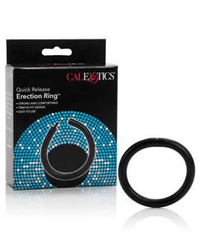 CalExotics Anal | Quick Release Black Erection Ring