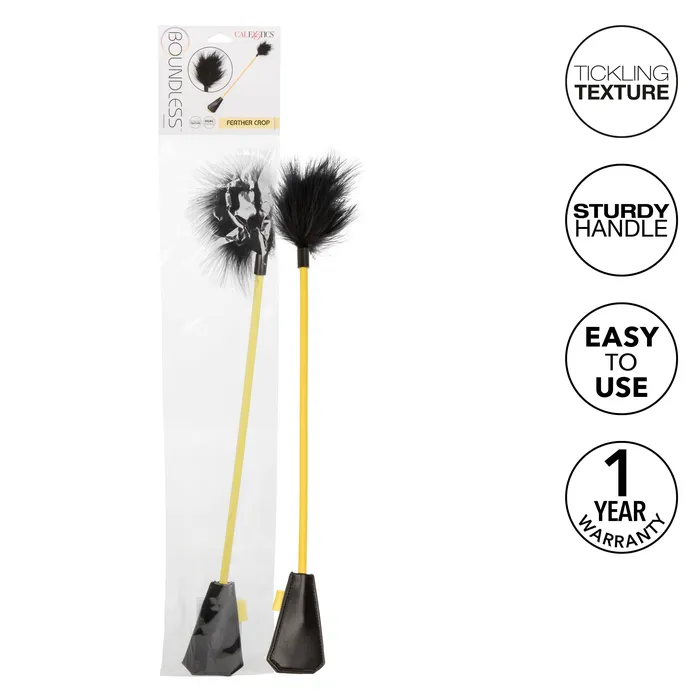 CalExotics Boundless Feather Crop Black Anal