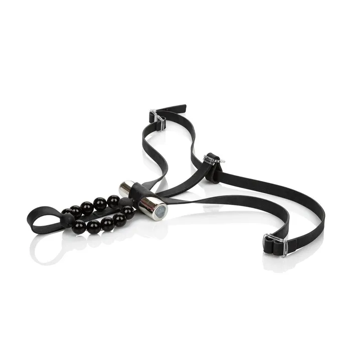 CalExotics Rechargeable Silicone Lovers Thong with Pleasure Beads CalExotics Female Sex Toys