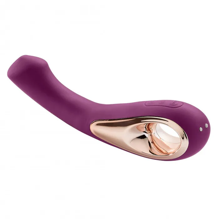Cloud 9 Novelties Vibrators Pro Sensual Roller Touch TriFunction GSpot Curved Form Plum