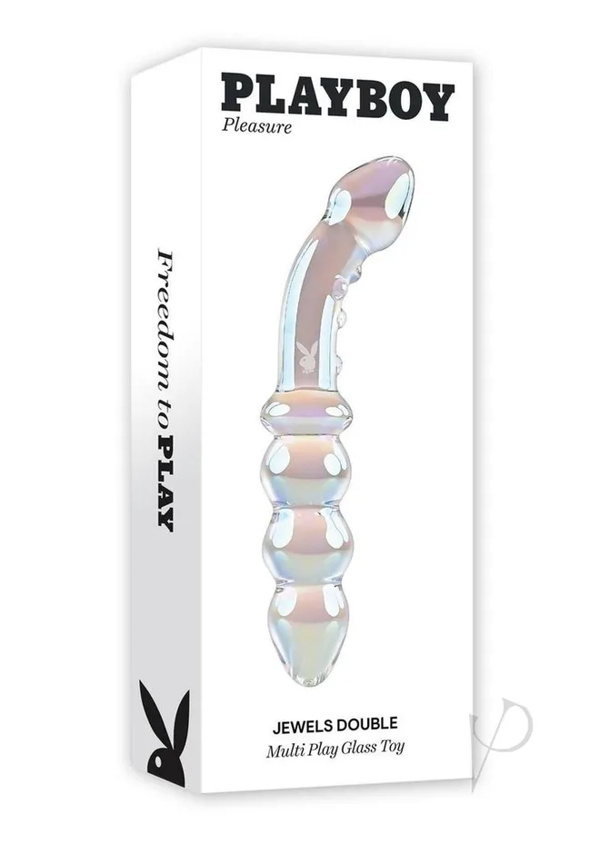 Dildos playboy Playboy Jewels Double Glass Dual End Probe