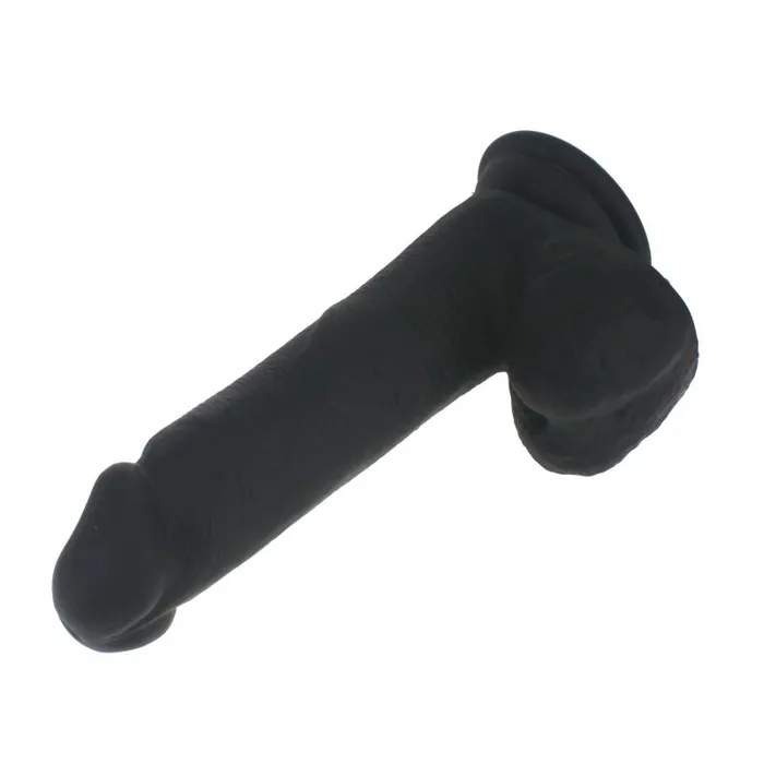 Dildos | X-MEN Thick Realistic Cock w Balls Black