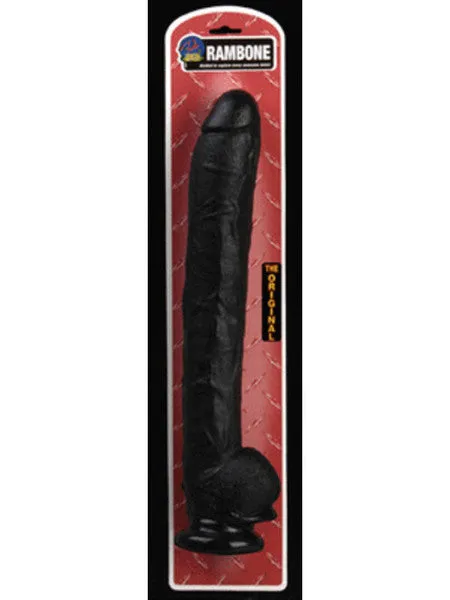 Doc Johnson Anal Doc Johnsons Dick Rambone 17inch Black