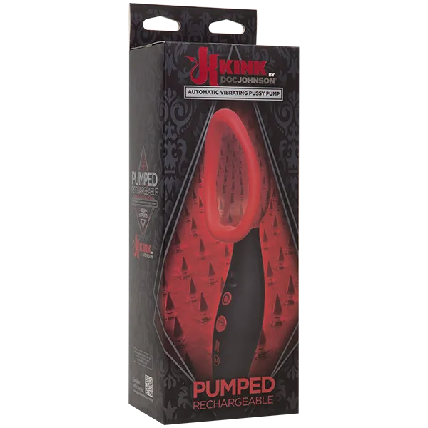 Doc Johnson Female Sex Toys Pumped Rechargeable Automatic Vibrating Pussy Pump