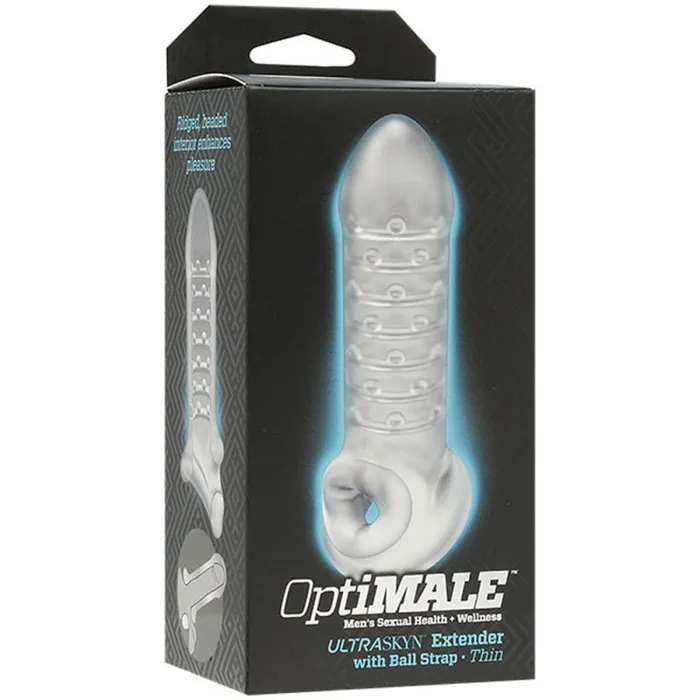 Doc Johnson Male Sex Toys Optimale Extender With Ball Strap Thin Frost