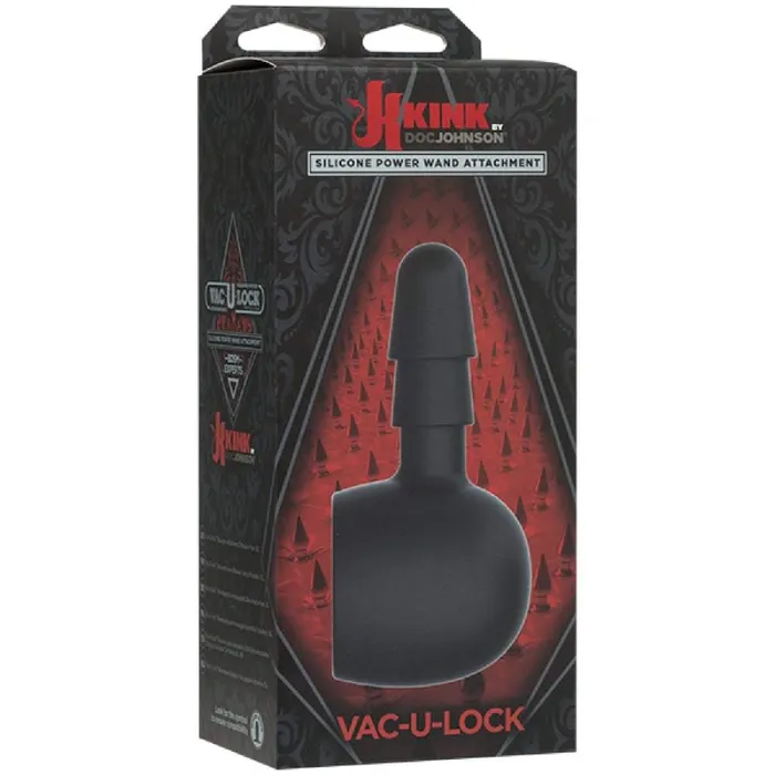Doc Johnsons Silicone Wand Attachment Kink Collection VacULock Doc Johnson Female Sex Toys