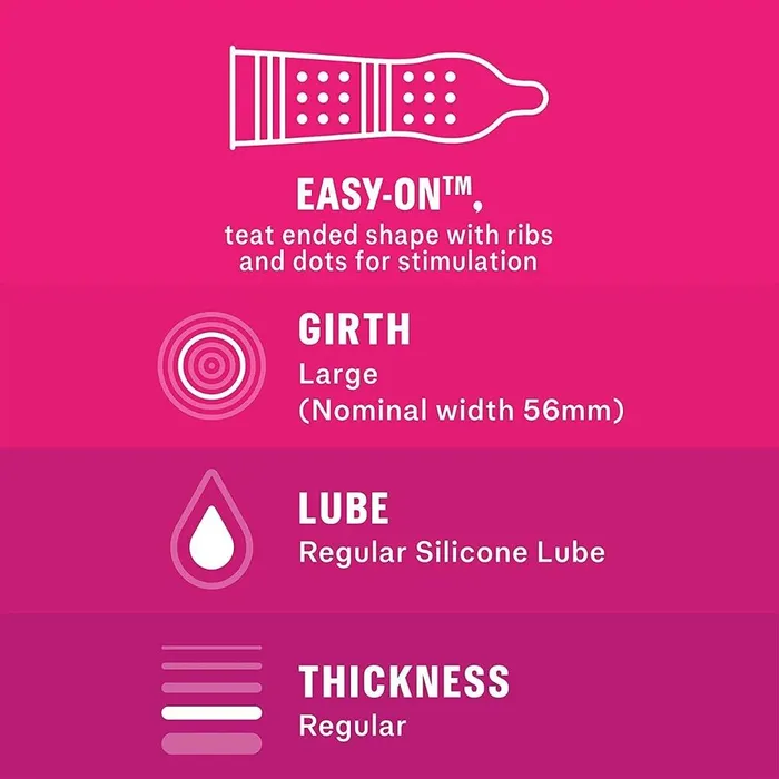 Durex Condoms Female Sex Toys | Durex Pleasure Me Ribbed And Dotted Condoms 12 Pack