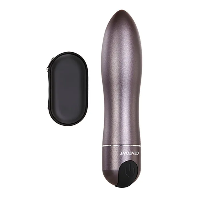 Evolved Evolved Travel-Gasm - Gray 9 cm USB Rechargeable Bullet with Travel Case | Female Sex Toys Evolved Evolved Travel-Gasm - Gray 9 cm USB Rechargeable Bullet with Travel Case | Female Sex Toys