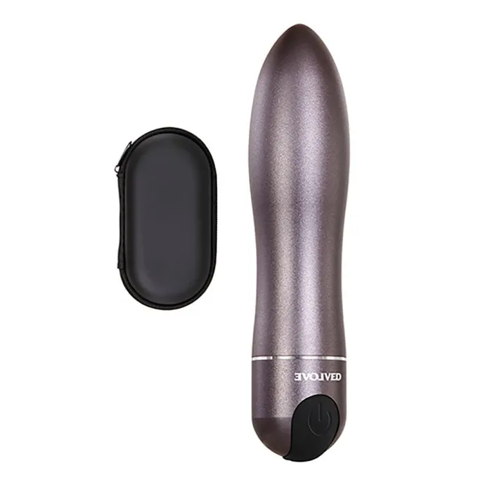 Evolved Evolved Travel-Gasm - Gray 9 cm USB Rechargeable Bullet with Travel Case | Female Sex Toys Evolved Evolved Travel-Gasm - Gray 9 cm USB Rechargeable Bullet with Travel Case | Female Sex Toys