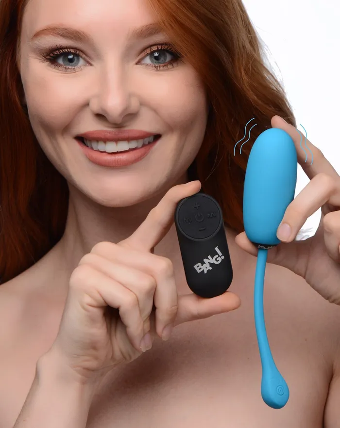 Female Sex Toys Bang Bang Velvet Plush Egg Vibrator Powerful Pleasure with Wireless Control