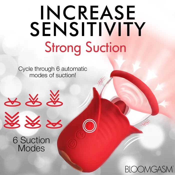 Female Sex Toys | Bloomgasm Lily Lover Sucking & Vibrating Clitoral Stimulator