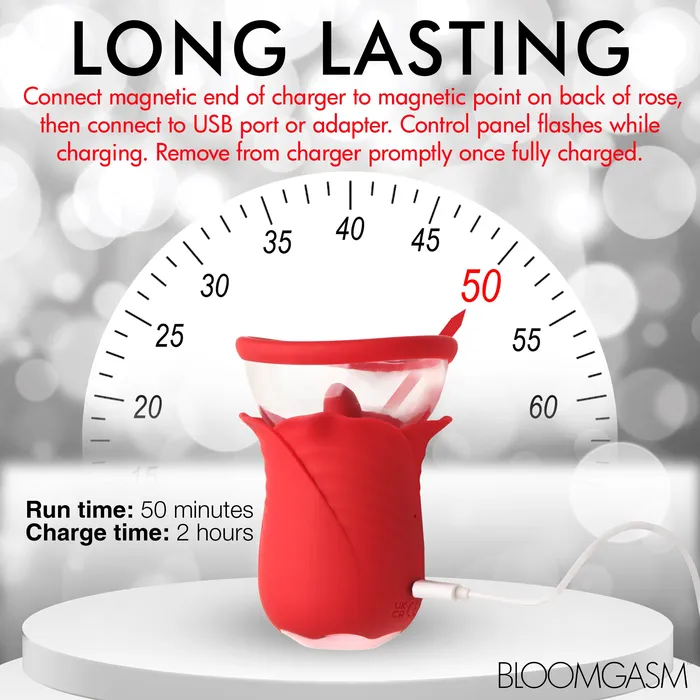 Female Sex Toys | Bloomgasm Lily Lover Sucking & Vibrating Clitoral Stimulator