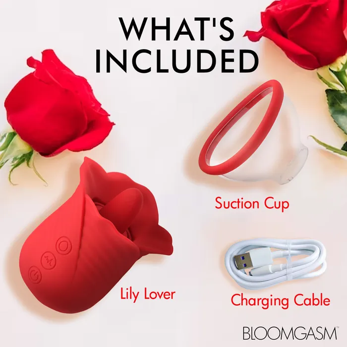 Female Sex Toys | Bloomgasm Lily Lover Sucking & Vibrating Clitoral Stimulator