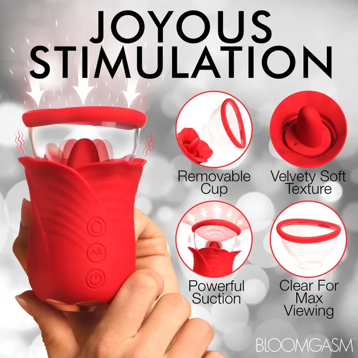 Female Sex Toys | Bloomgasm Lily Lover Sucking & Vibrating Clitoral Stimulator