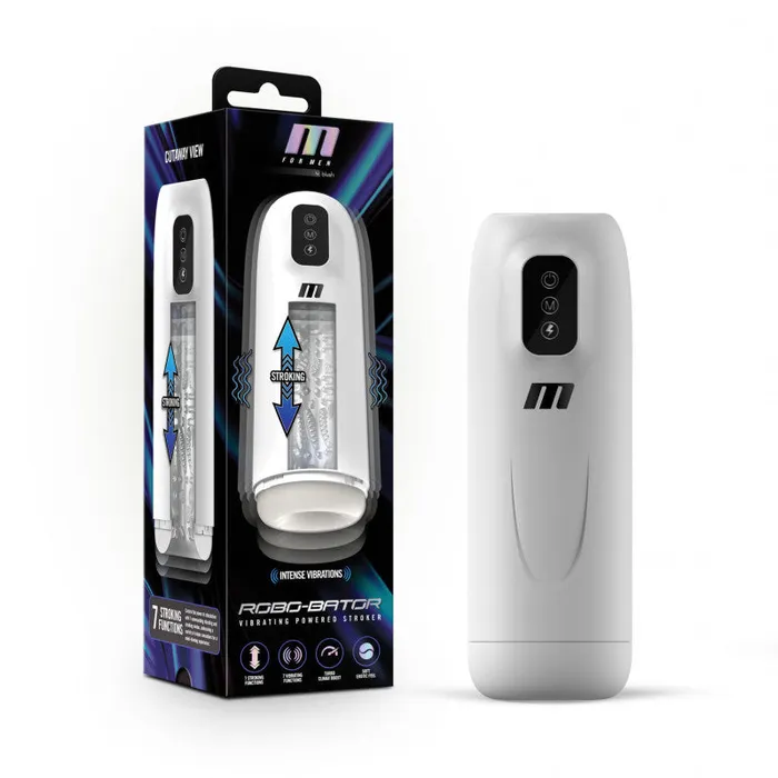 Female Sex Toys Blush M for Men RoboBator White