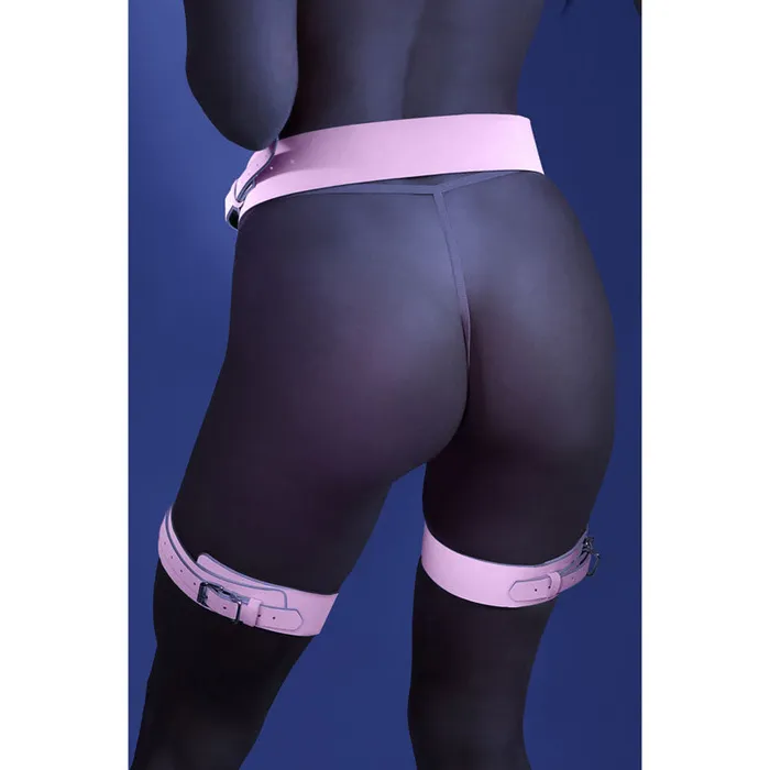 Female Sex Toys | Fantasy Lingerie GLOW Strapped In Leg Harness O/S