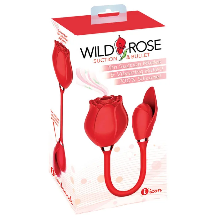 Female Sex Toys Icon Brands Wild Rose Suction Bullet