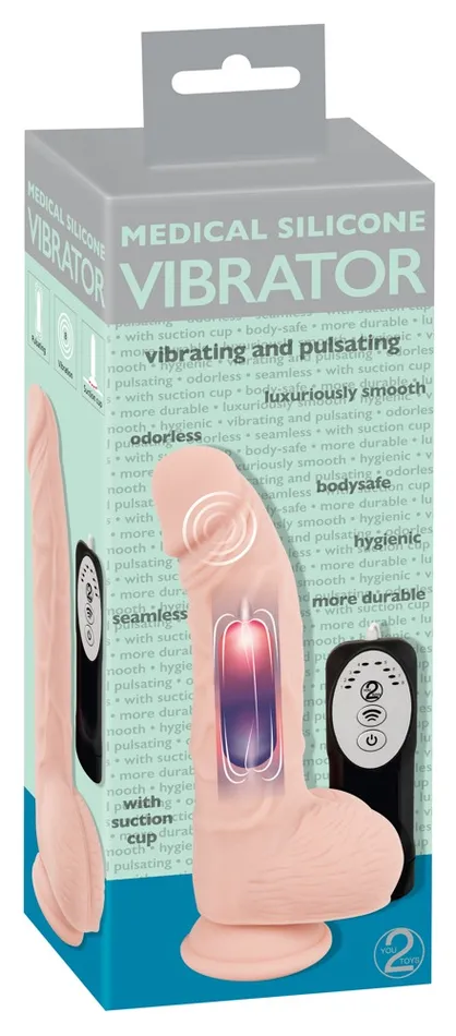 Female Sex Toys Medical Silicone Pulsating Vibrator Orion