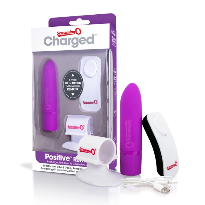 Female Sex Toys Screaming O Charged Positive Remote Control Grape Each