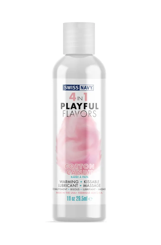 Female Sex Toys Swiss Navy 4in1 Playful Flavors Cotton Candy 1 Oz MD Science Lab