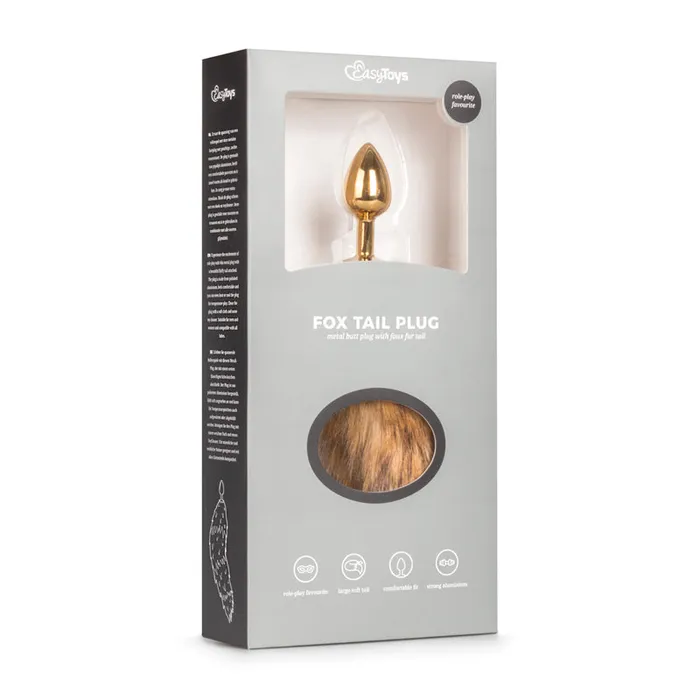 Fox Tail No. 1 - Gold Plug | Fetish Collection Anal