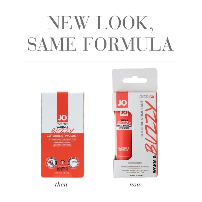 JO Female Sex Toys | JO Warm&Buzzy Clitoral Stim