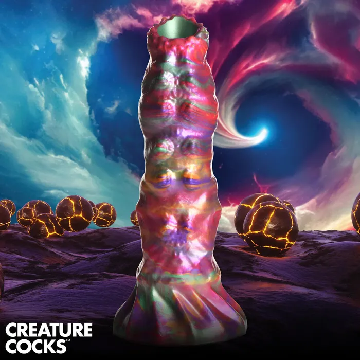 Larva Silicone Ovipositor Dildo with Eggs Creature Cocks Female Sex Toys