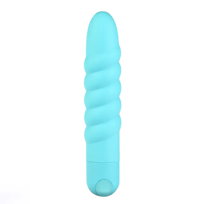 Lola 10 Function Vibrating Twisty Bullet Teal Maia Toys Female Sex Toys