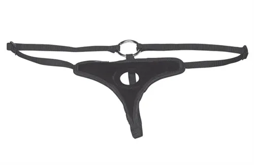 Lux Fetish Female Sex Toys Black Velvet Bikini StrapOn
