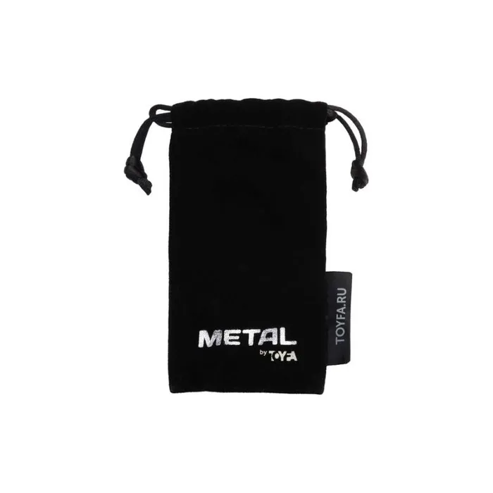 Metal Silver Metal Urethral Plug w Sapphire Rhinestone Small | Male Sex Toys