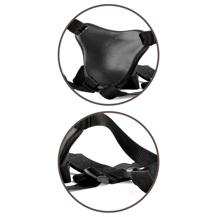 Pipedream Female Sex Toys | King Cock Elite Comfy Body Dock Strap-On Harness - Black Adjustable Strap-On Harness (No Probe Pipedream Female Sex Toys | King Cock Elite Comfy Body Dock Strap-On Harness - Black Adjustable Strap-On Harness (No Probe