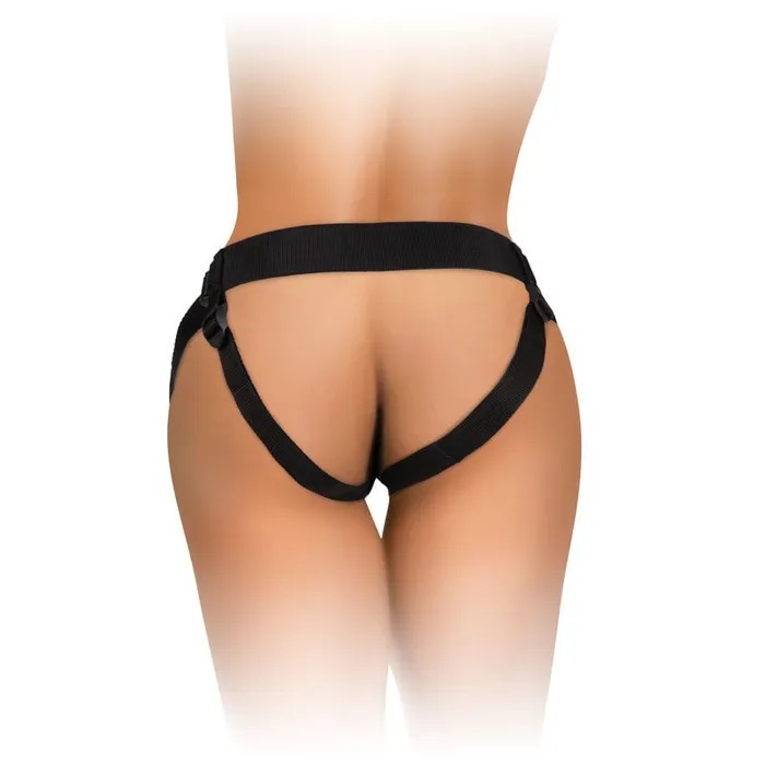 Pipedream Female Sex Toys | King Cock Elite Comfy Body Dock Strap-On Harness - Black Adjustable Strap-On Harness (No Probe Pipedream Female Sex Toys | King Cock Elite Comfy Body Dock Strap-On Harness - Black Adjustable Strap-On Harness (No Probe