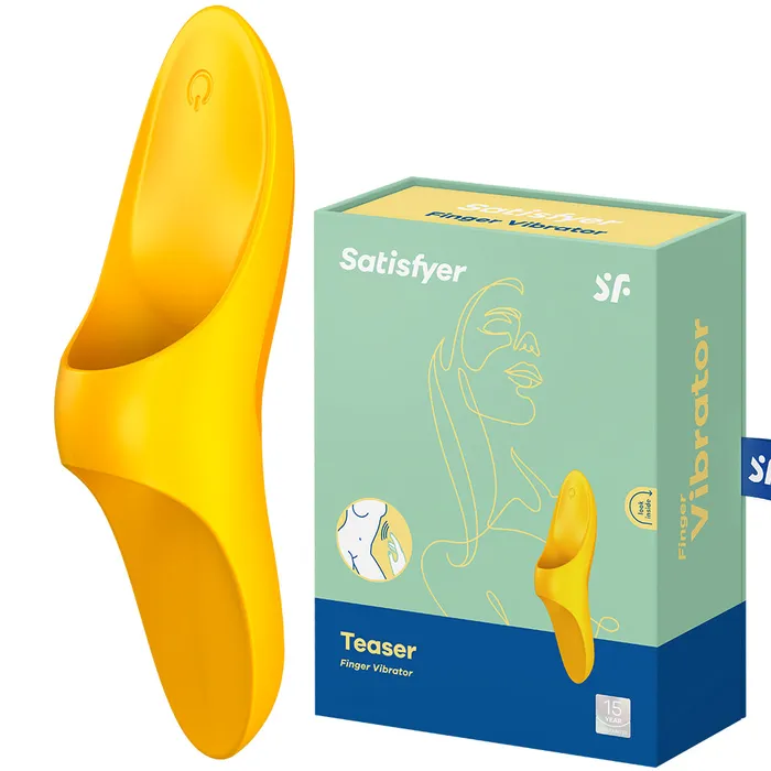 Satisfyer Female Sex Toys Satisfyer Teaser USB Rechargeable Finger Vibrator Clitoral Stimulator Sex Toy