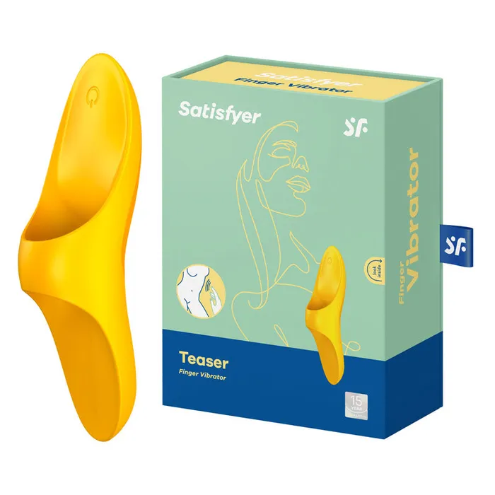 Satisfyer Female Sex Toys | Satisfyer Teaser USB Rechargeable Finger Vibrator Clitoral Stimulator Sex Toy