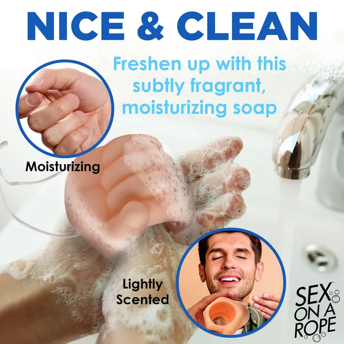 Sex On A Rope Female Sex Toys | Tug N Scrub Soap On A Rope
