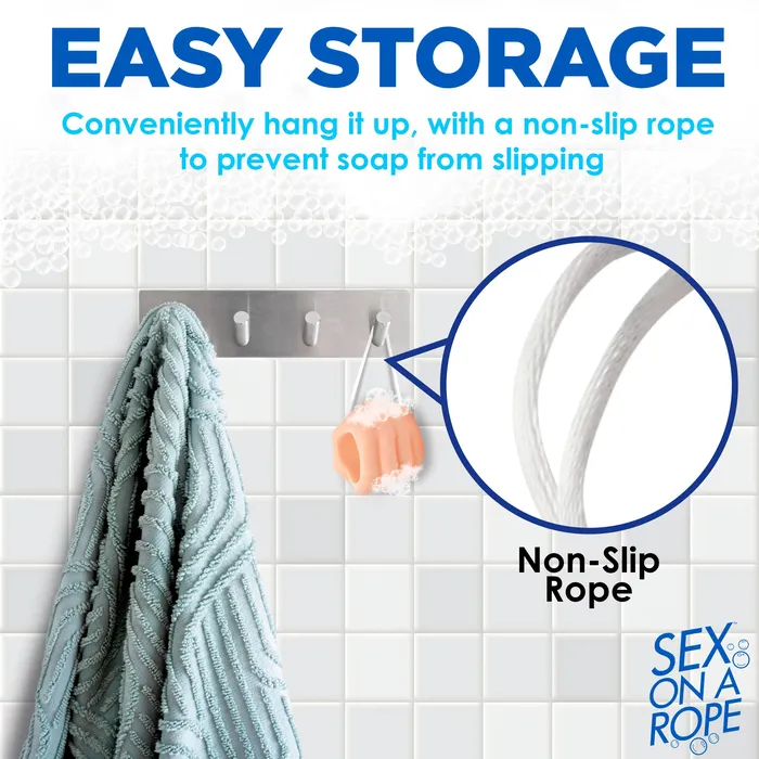 Sex On A Rope Female Sex Toys | Tug N Scrub Soap On A Rope
