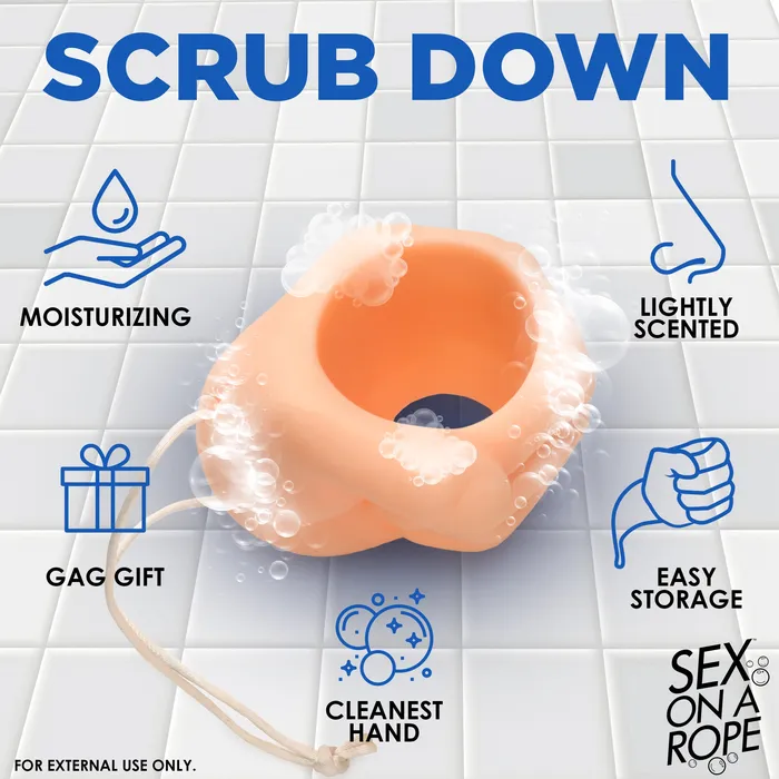 Sex On A Rope Female Sex Toys | Tug N Scrub Soap On A Rope