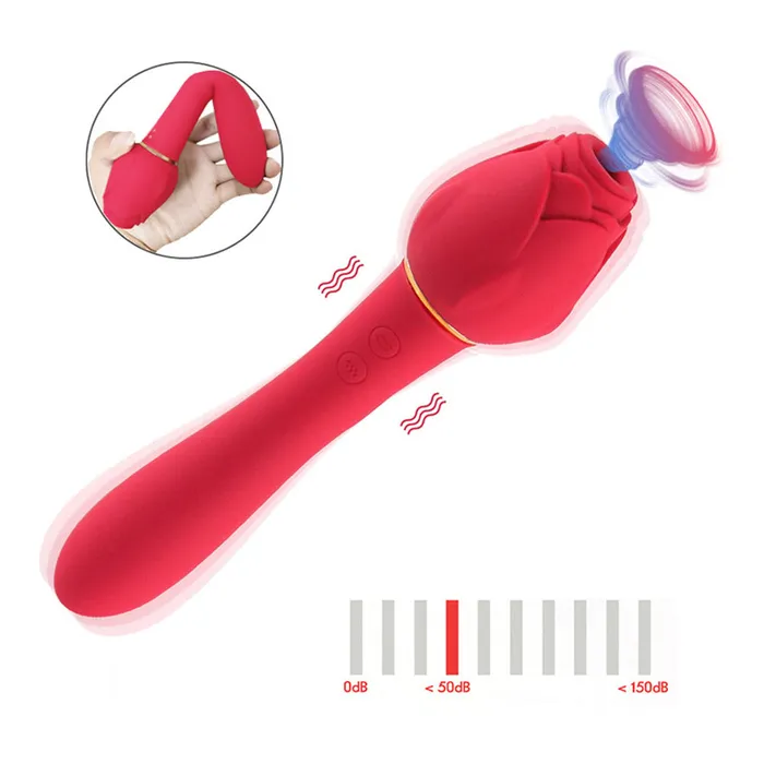 sexense 2 in 1 Rose Vibrator Wand | Vibrators sexense 2 in 1 Rose Vibrator Wand | Vibrators
