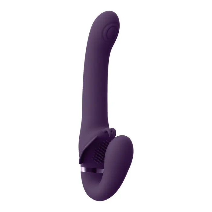 Shots Toys Female Sex Toys | Vive SATU - Purple 23 cm USB Rechargeable Strapless Strap-On Shots Toys Female Sex Toys | Vive SATU - Purple 23 cm USB Rechargeable Strapless Strap-On