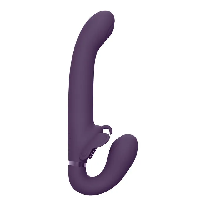Shots Toys Female Sex Toys | Vive SATU - Purple 23 cm USB Rechargeable Strapless Strap-On Shots Toys Female Sex Toys | Vive SATU - Purple 23 cm USB Rechargeable Strapless Strap-On