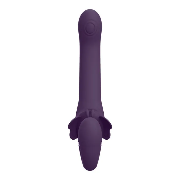Shots Toys Female Sex Toys | Vive SATU - Purple 23 cm USB Rechargeable Strapless Strap-On Shots Toys Female Sex Toys | Vive SATU - Purple 23 cm USB Rechargeable Strapless Strap-On