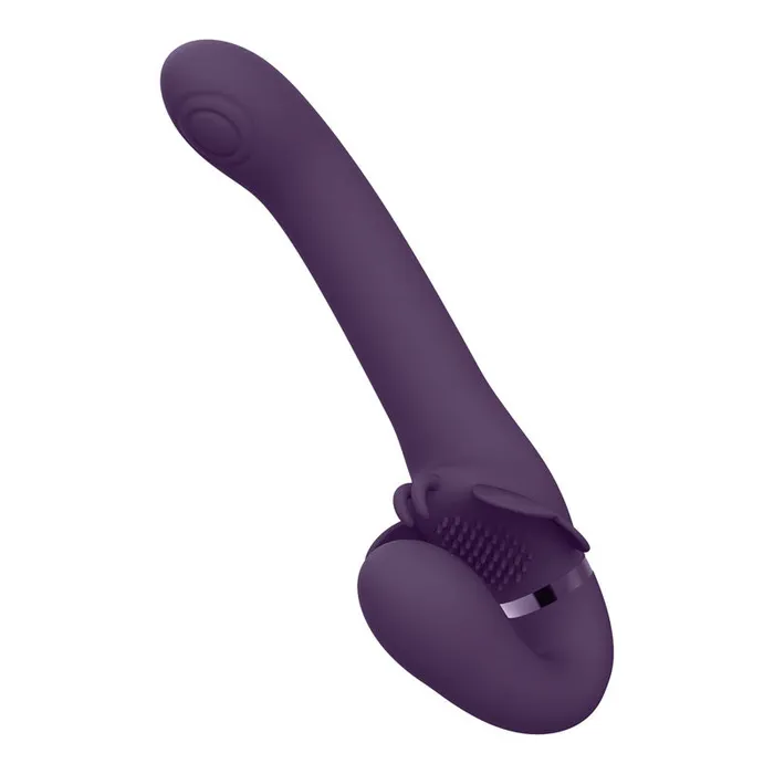 Shots Toys Female Sex Toys | Vive SATU - Purple 23 cm USB Rechargeable Strapless Strap-On Shots Toys Female Sex Toys | Vive SATU - Purple 23 cm USB Rechargeable Strapless Strap-On