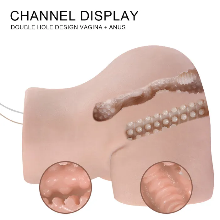 Sucking Vibrating Sex Toy Doll Pussy Ass Vagina Realistic Masturbator Men Adult | C&A E-TRADING PTY LTD Male Sex Toys